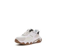 Guess Micola, Chaussures à Lacets pour Femme, Blanc, 41 EU