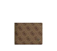 Guess Mito Porte-monnaie Protection RFID Cuir véritable 12 cm brun