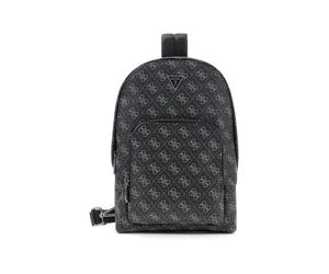 Guess Milano Crossover - Sac à Dos Homme Convertible Bandoulière | Matériaux durables, design convertible, options de transport polyvalentes, logo détaillé, accessoire intelligent pour un
