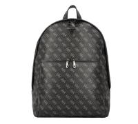 Guess Sac à dos à dos pour ordinateur portable Milano Backpack 42 cm 313061 Noir/Gris