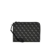 Guess Milano - Pochette plate avec dragonne Noir-Gris-Coal-Logo PMBALOP5235-DAB