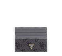 GUESS Cuir Porte-Cartes Milano Card Holder Black/Antracite Gris