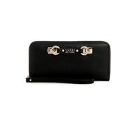 GUESS Mimina - Portefeuille large zippé pour femme - Noir