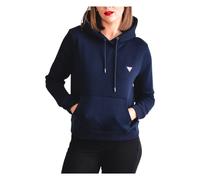 Guess - Mini Patch Sweat à capuche - Femme - Sweatshirts et sweats à capuche - Bleu - Taille: 38 FR
