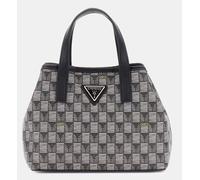 Guess Mini Tote Avec Imprimé Géométrique Sac Pour Femmes En Noir Multi