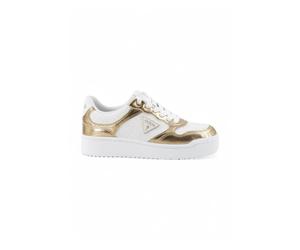 Guess - Miriam Triangle Logo Baskets - Femme - Chaussures - Blanc - Taille: 39 EU