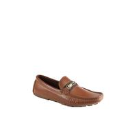 GUESS Mocassins Aarav Driving Style pour Homme, Cognac 210, 46 EU