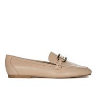 Guess - Mocassins en cuir - Femme - Chaussures - Beige - Taille: 40 EU