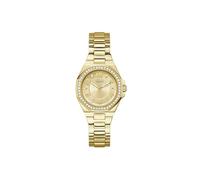 GUESS Contessa GW0877L2 Montre pour femme - Acier doré avec cristaux et cadran texturé, or