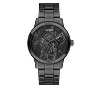 GUESS Monarch GW0958G3 Montre pour homme en acier inoxydable Noir