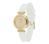 GUESS Montre à affichage analogique 'ARRAY' or / blanc, Taille One Size