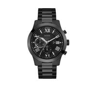 Guess Montre homme Atlas W0668G5 analogique Noir/Argent Taille One Size