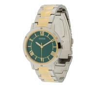 GUESS Montre à affichage analogique 'Dawn' or / émeraude / argent / blanc cassé, Taille One Size