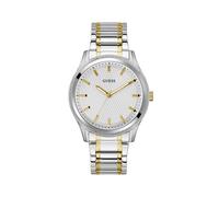 GUESS Montre à affichage analogique 'Dex' or / argent / blanc, Taille One Size