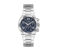 Guess Equality GW0769L1 Montre-Bracelet pour Femme de Couleur argentée avec Bracelet en Acier Inoxydable, étanchéité : 5 Bar, diamètre du boîtier : 40 mm