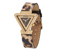 GUESS Montre à affichage analogique 'Fame' beige / marron / or / noir, Taille One Size