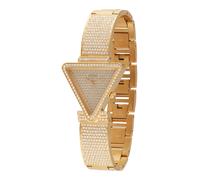 GUESS Montre à affichage analogique 'FAME' champagne / or / transparent, Taille One Size