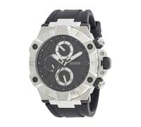 GUESS Homme Analogique Quartz Montre avec Bracelet en Silicone GW0802G1