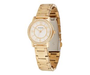 GUESS Montre à affichage analogique 'Lady G' or / transparent / blanc, Taille One Size