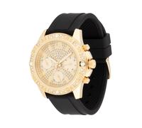 GUESS Montre à affichage analogique 'Majesty' or / noir / transparent, Taille One Size