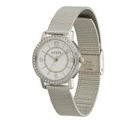GUESS Montre à affichage analogique 'Melody' argent / blanc, Taille One Size