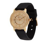 GUESS Montre à affichage analogique 'Melody' beige / noir, Taille One Size