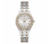 Guess Desire Montre pour femme en acier inoxydable, Bicolore/blanc