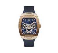 GUESS Montre à affichage analogique 'Phoenix' bleu marine / or, Taille One Size