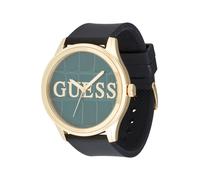 GUESS Montre à affichage analogique 'Reputation' or / vert foncé / noir, Taille One Size