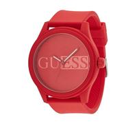 GUESS Montre à affichage analogique 'Reputation' rouge, Taille One Size