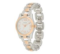Guess Montre Veda pour Femme Or Rose/Argent 28 mm avec Bracelet en Acier Inoxydable et Protection Contre l'eau 3 Bar - GW0927L5