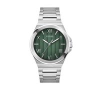 GUESS Montre à affichage analogique 'VINYL' argent, Taille One Size