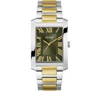 Guess - Montre analogique bicolore - unisex - Accessoires - Vert - Taille: ONE Size