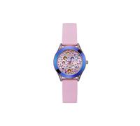 GUESS Montre analogique en Cristal irisé, Rose, Taille Unique, Moderne