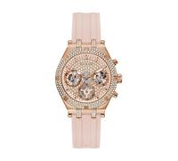 Guess - Montre Analogique en Silicone Multicolore avec Date - Femme - Accessoires - Rose - Taille: ONE Size