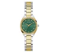 Guess Montre Charlotte GW0767L4 – Analogique Quartz pour femmes – Or/Vert/Argent 30 mm 1 ATM