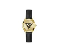 Guess Montre Femme GW0744L2 – Quartz analogique – Acier inoxydable doré, bracelet cuir