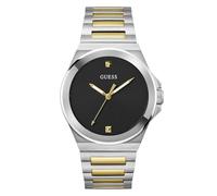 Guess Montre à affichage analogique Dress – Or/Noir/Argent – Taille One Size