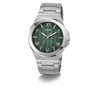 GUESS Montre à affichage analogique 'VINYL' argent, Taille One Size