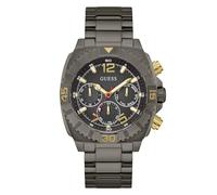 Guess Montre Traction GW0800G2 – Multi-cadrans Quartz – Acier inoxydable Gris foncé – Taille One Size