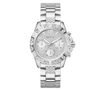 GUESS Montre à affichage analogique 'Majesty' argent, Taille One Size