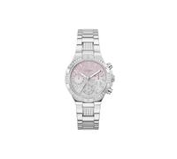 Guess Montre Harlow pour Femme en Argent 38 mm avec Bracelet en Acier Inoxydable et Protection Contre l'eau 3 Bars - GW0950L1
