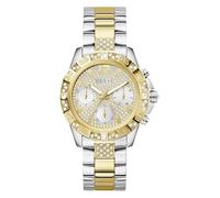 GUESS Montre à affichage analogique ' MAJESTY ' or / argent / transparent, Taille One Size