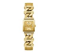 GUESS, Montre pour Femme de 20,8 mm, Cadran doré G-Link, boîtier doré, Tonalité doré/Ton doré/Champagne, Classique
