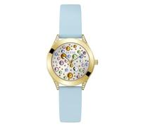 Guess Montre femme Mini Wonderlust GW0678L1 34 mm Silicone multicolore 1 ATM Doré