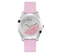 GUESS Montre Quartz Femme W1223L1 Cristaux de Swarovski Acier Sangle Rose