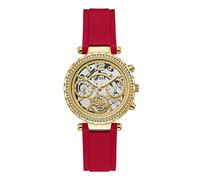 GUESS Femmes Analogique-Numérique Quartz Montre avec Bracelet en Silicone