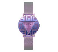 GUESS Femmes Analogique-Numérique Quartz Montre avec Bracelet en Acier Inoxydable