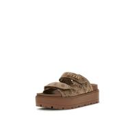 GUESS Mule 'Faxon' beige foncé / marron, Taille 41