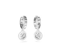 GUESS N/A Mixte Boucles d'oreilles Guess 4G Crush JUBE04165JWRHT-U acier inoxydable, argent métallique, N/A